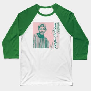 The Fresh Prince / / 90s Style Aesthetic Fan Design Baseball T-Shirt